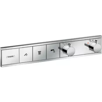 Термостат для ванны Hansgrohe RainSelect на три выхода, для механизма 15311180, хром (15381000)