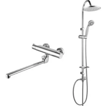 Термостат для ванны Lemark Yeti с душем, хром (LM7834C, LM8801C)