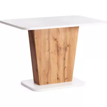 TetChair Стол обеденный Gent лдсп 110/145x68,6x75,5 см дуб вотан/белый