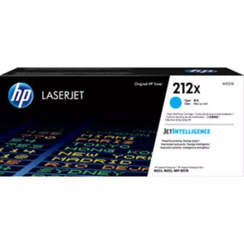 Тонер-картридж HP 212X High Yield Cyan Original (W2121X)