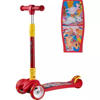 Трехколесный самокат Farfello Maxi-897 красный