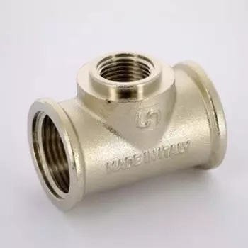 Тройник Uni-Fitt В 1'' х 1/2'' х 1'' никелированный (615N4240)