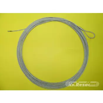 Трос для волейбольной сетки Kv.Rezac стальной арт. 15085019, диам. 3,5 мм, длина 12,5 м, с 1 конц. петлей