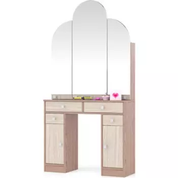 Туалетный столик Мебельный двор МД №2 ясень шимо светлый/ясень шимо темный