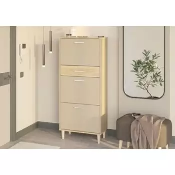 Тумба для обуви Гранд Кволити 2-24.20 Дуб Крафт Золотой / Капучино