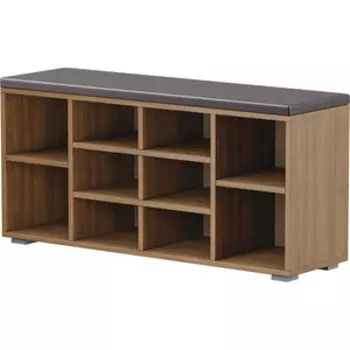 Тумба для обуви Моби Лайт 08.56 орех/ кз шоколад