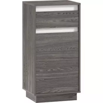 Тумба для обуви Сильва НМ 011.05 Virginia белый Скандинавский/ясень анкор темный (KR)