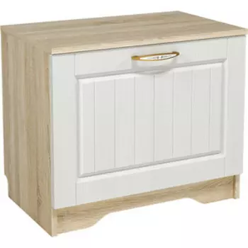 Тумба для обуви Сильва НМ 040.47 оливия дуб сонома/белое дерево