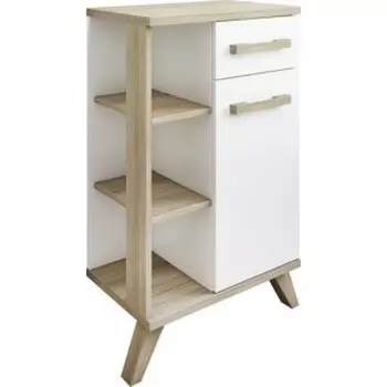 Тумба напольная Sanflor Ингрид 50 швейцарский вяз\белый (C03690)