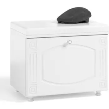 Тумба под обувь ОЛМЕКО Афина АФ-21 белое дерево