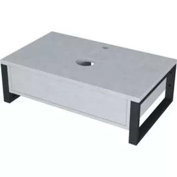 Тумба под раковину 1Marka Grunge Loft 80х48 бетон светлый (У85851)