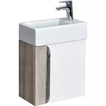 Тумба под раковину Акватон Вита 45 белый/ясень шимо (1A221401VTD70)