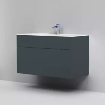 Тумба под раковину Am.Pm Inspire 2.0 100 подвесная, графит матовая (M50AFHX1003GM)