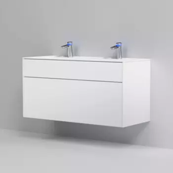 Тумба под раковину Am.Pm Inspire 2.0 120 подвесная, белая матовая (M50AFHX1203WM)