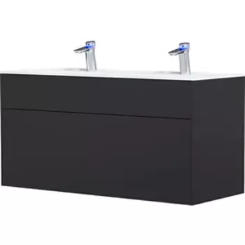 Тумба под раковину Am.Pm Inspire 2.0 120 подвесная, графит матовая (M50AFHX1203GM)