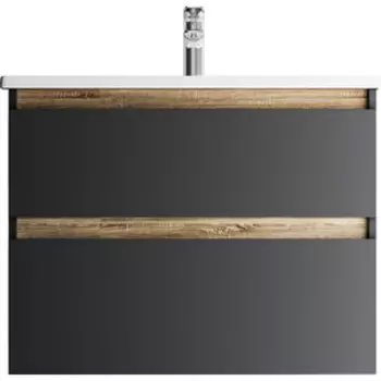 Тумба под раковину Am.Pm X-Joy 80х45 черная матовая (M85AFHX0802BM)