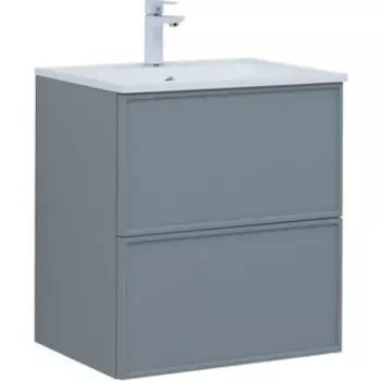 Тумба под раковину Aquanet Арт 60х45 мисти грин (313274)
