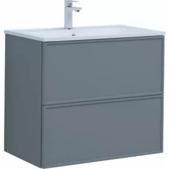 Тумба под раковину Aquanet Арт 75х45 мисти грин (313275)