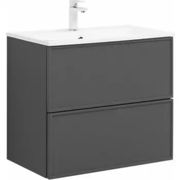 Тумба под раковину Aquanet Арт 75х45 ясень графит (329064)