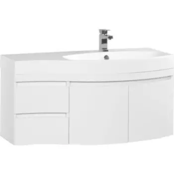 Тумба под раковину Aquanet Опера 115 R белая (169654)