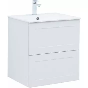 Тумба под раковину Aquanet Терра 60х50 белая матовая (313232)