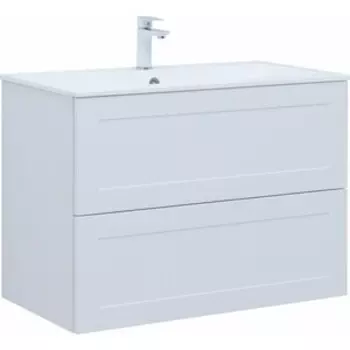 Тумба под раковину Aquanet Терра 90х50 белая матовая (313235)