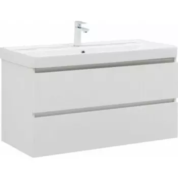 Тумба под раковину Aquanet Вега 100х45 белый глянец (316655)