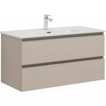Тумба под раковину Aquanet Вега 100х45 бежевая (329581)