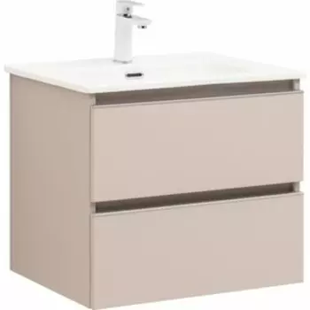 Тумба под раковину Aquanet Вега 60х45 бежевая (329583)