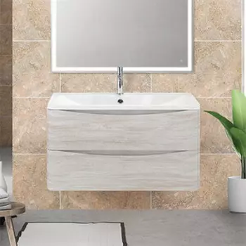 Тумба под раковину BelBagno Acqua 100 Rovere Vintage Bianco (ACQUA-1000-2C-SO-RVB)