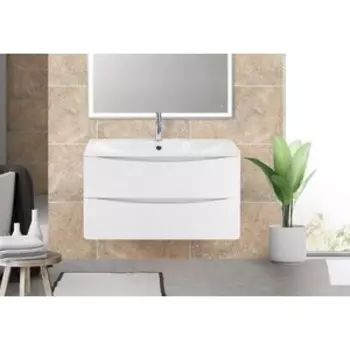 Тумба под раковину BelBagno Acqua 80 bianco lucido (ACQUA-800-2C-SO-BL)