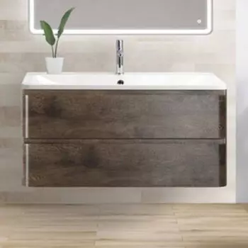 Тумба под раковину BelBagno Albano 100 Rovere Nature Grigio (ALBANO-1000-2C-SO-RNG)