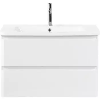 Тумба под раковину BelBagno Albano-Cer 80 Bianco Lucido (ALBANO-CER-800-2C-SO-BL)