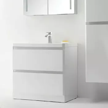 Тумба под раковину BelBagno Energia-N 80 bianco lucido напольная (ENERGIA-N-800-2C-PIA-BL)