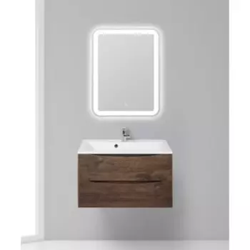 Тумба под раковину BelBagno Marino 80x55 см, Rovere Moro (MARINO-800-2C-SO-RW-P)