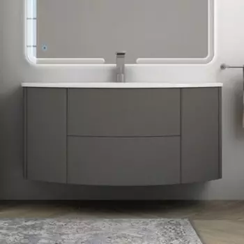 Тумба под раковину Cezares Eden 121 с двух сторон Grigio talpa opaco (54407)