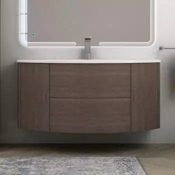 Тумба под раковину Cezares Eden 121 с двух сторон Rovere scuro Soft (54408)