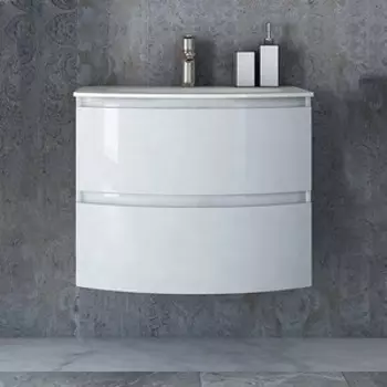 Тумба под раковину Cezares Vague 69 Bianco lucido (44220)