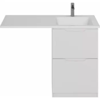 Тумба под раковину Dreja Bona 57х48 белый глянец (99.0451)