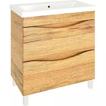 Тумба под раковину Emmy Дакота 78х43 рустик соломенный (dak80-2com)