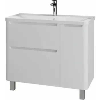 Тумба под раковину Grossman Адель 100х45 напольная, белая (1010002)
