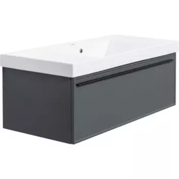 Тумба под раковину La Fenice Elba Grigio 100х47 серая (FNC-01-ELB-G-100)