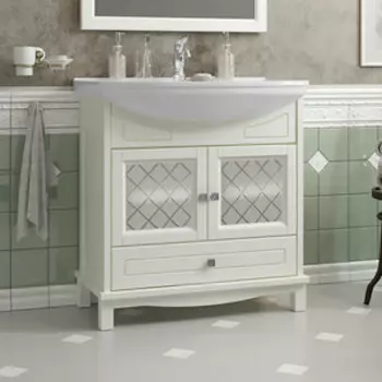 Тумба под раковину Opadiris Омега 75 слоновая кость (00-00002951)