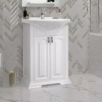 Тумба под раковину Opadiris Риспекто 55 белая матовая (00-00007072)