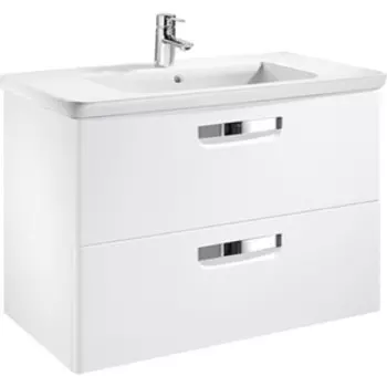 Тумба под раковину Roca Gap 80 белый глянец (ZRU9302877)