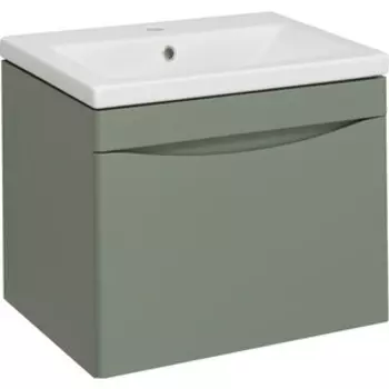 Тумба под раковину Runo Афина 57х43 подвесная, цемент (00-00001205)