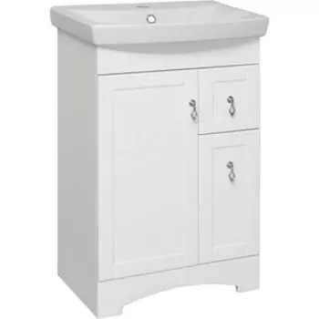 Тумба под раковину Runo Мерида 50х33 белая (00-00000738)