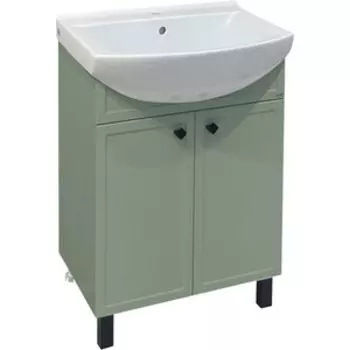 Тумба под раковину Runo Римини 61х29 мята (00-00001273)
