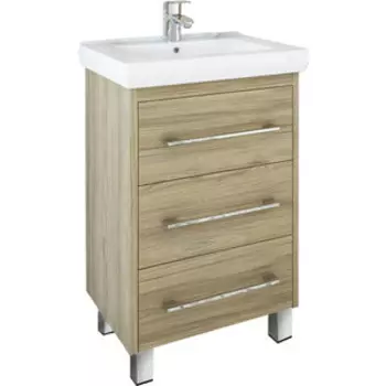 Тумба под раковину Sanflor Ларго 80 напольная, швейцарский вяз (C0002110)