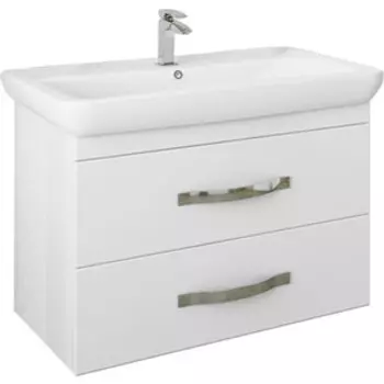 Тумба под раковину Sanflor Одри 80 подвесная, белая (H0000001103)